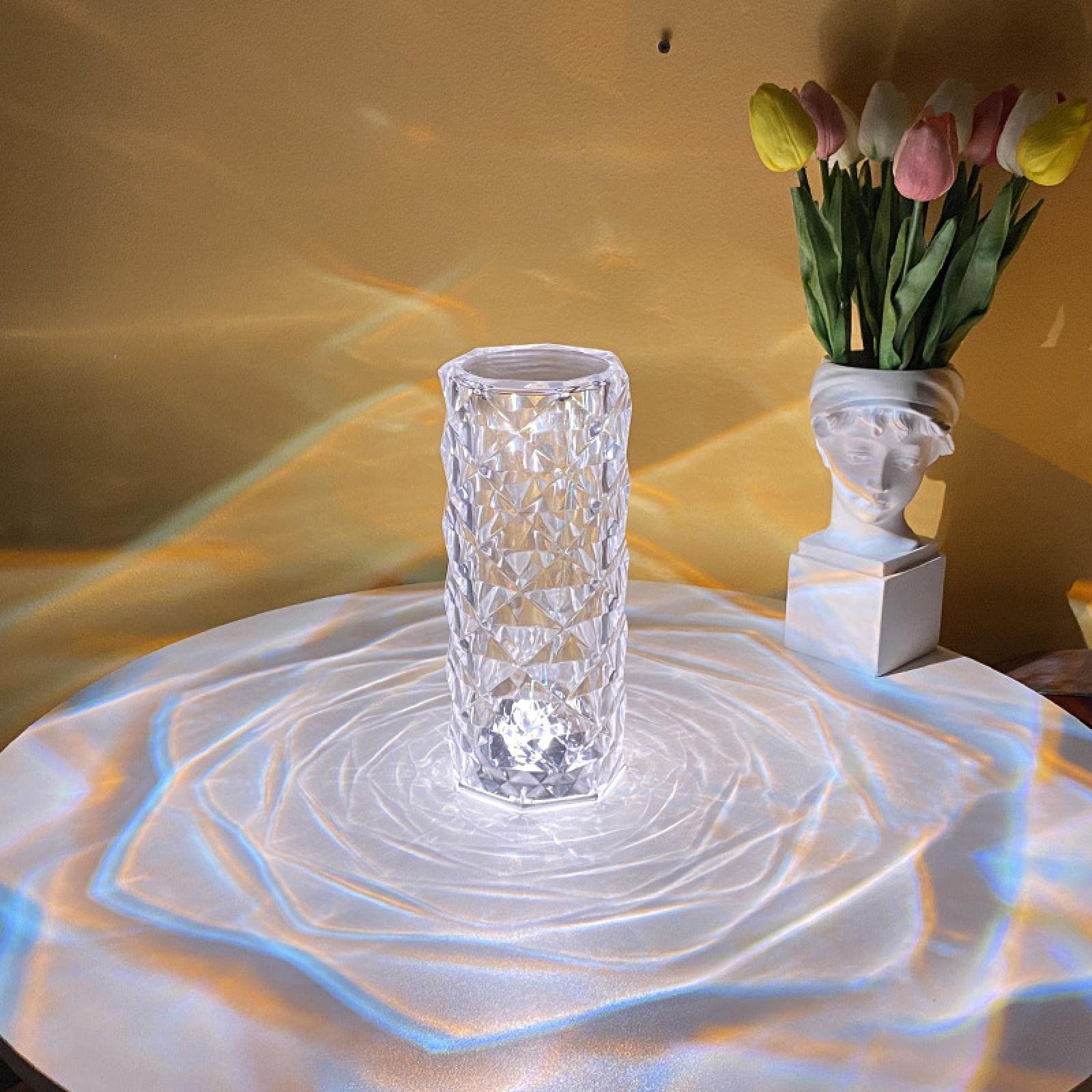 LED Crystal Table Lamp