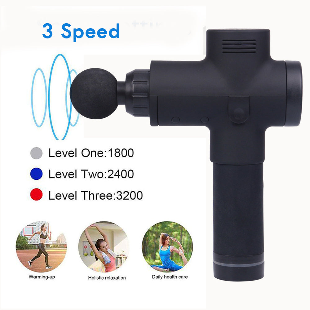 High Quality Muscle Massage Gun with 4 Heads